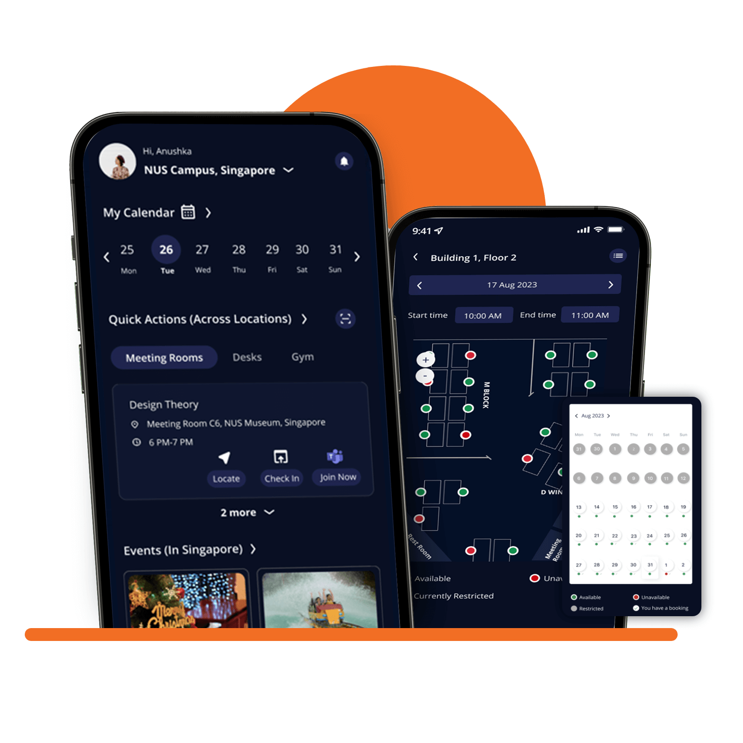 screenshot of Smarten Spaces Hybrid Workplace Software